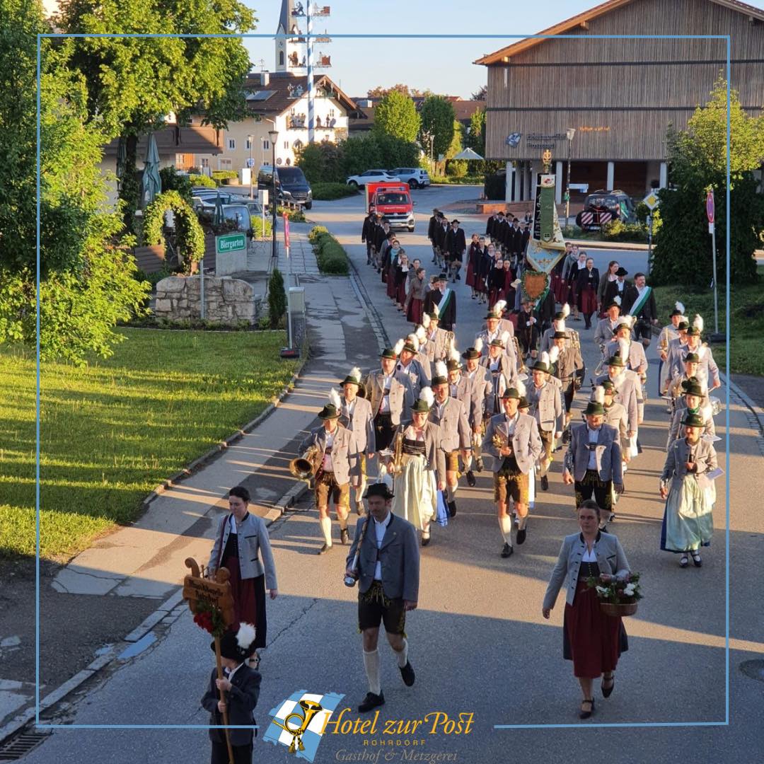 Instagram Post des Hotels zur Post in Rohrdorf